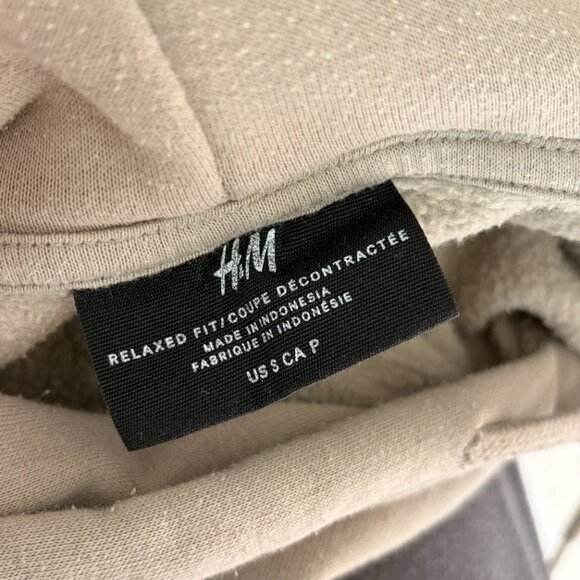 H&M Neutral Essential Mens Hoodie - Picture 3 of 3